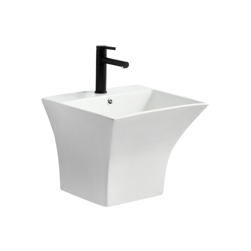 Garden wash basin Bowl sink Lavabo Suspendido hanging mounted porcelain wall hung basin for laboratory