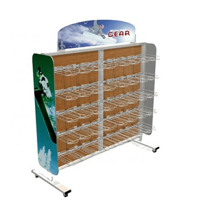 Hot Sale Customized Metal Display Rack Baseball Hat Display Stand for Retail Store