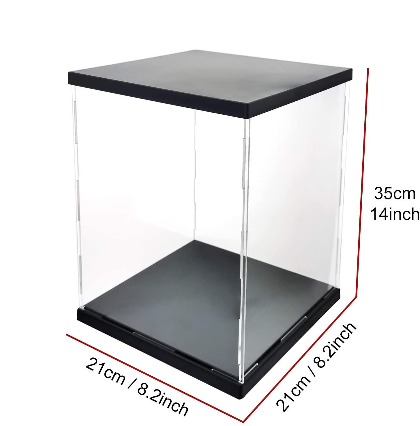 Custom Clear Acrylic Lego Display Case Plastic Display Box with light