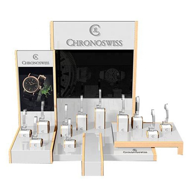 POS Retail Counter Top Acrylic Watch Holder Display Solutions Watch Display Stand