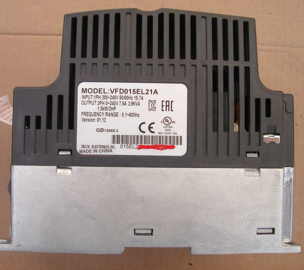 NEW Delta VFD-EL AC Power Inverter Drive 12v 220v 5000w with EMC Filter