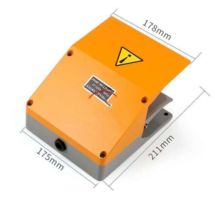 CNC machine YDT1-18 electric foot pedal switch 10A