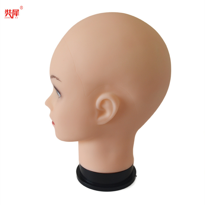 Female Bald Mannequin Head For Wig Doll Head Without Hair