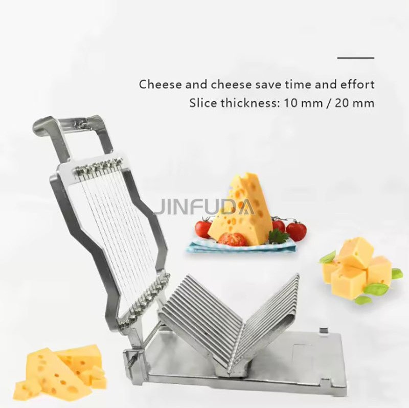 Hot selling Commercial aluminum easy cheese cuber cutter slicer with stainless steel wire