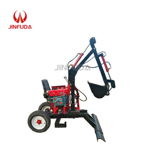 Mini excavadora backhoe for ATV / Towable Backhoe For Sale