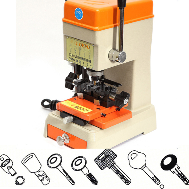 Defu 998c Key Cutting Machine 220V Key Duplicating Machine For Making Keys Locksmith Tools