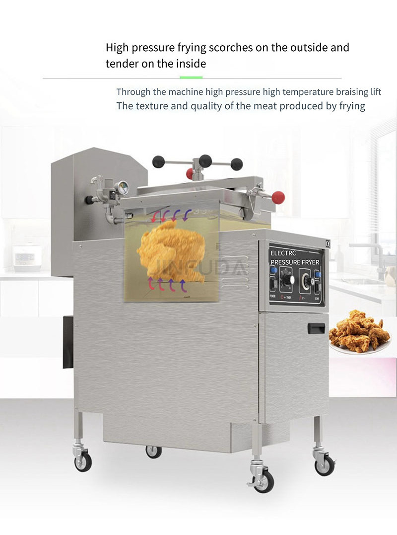 Multifunction Commercial Pressure Fryer Gas Electric Industrial Turkey Kfc Restaurant Fried Chicken Express Fryer Broaster Fryer