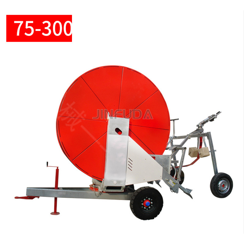 Hose Reel Irrigation System With Traveling Big rain Gun/Gun Sprinkler Irrigation Machine