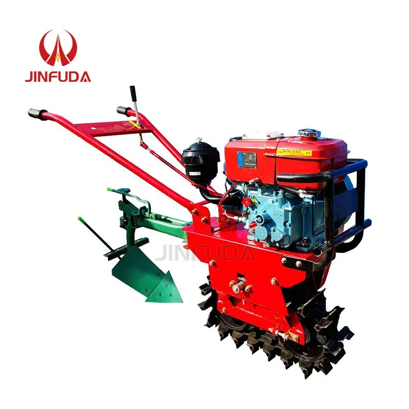 Mini Cultivator Tiller Power Weeder Tiller Multifunctional Mini Walking Tractors  Tillage Machine Garden Green Power Tiller