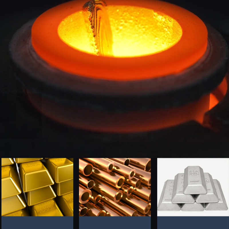 High Quality Smelting Furnace Gold Brass Melting Furnace Induction Melting Furnace For Smelting Gold