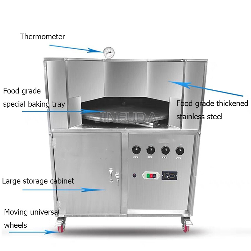 Commercial Gas Naan Bread Oven Shawarma Bread Russian Pita Bread Making Machine