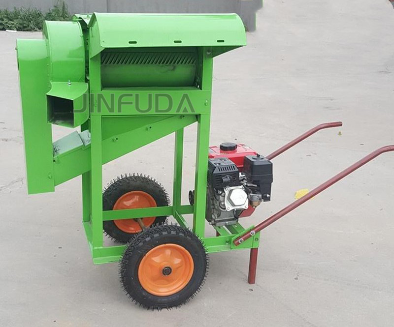 Paddy rice thresher machine threshing wheat sorghum for home use small diesel corn thresher maize sheller sweet corn peeling mac