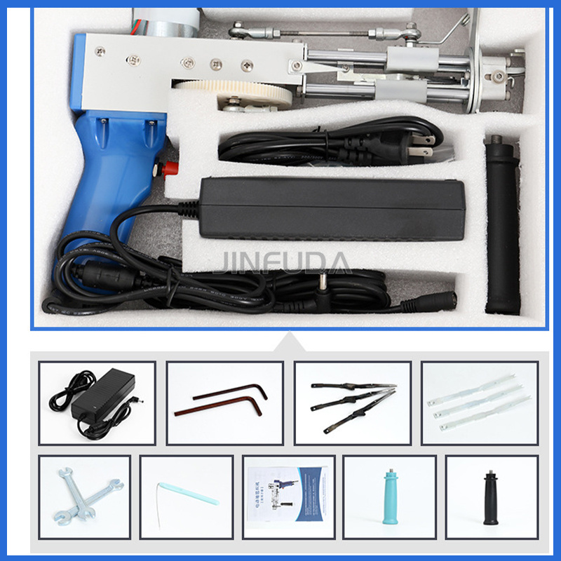 2-in-1 Portable Hand-cut Pile and Loop Rug Tufting Gun Cut Pile Hand Tufted Carpet Machine Tufting Gun