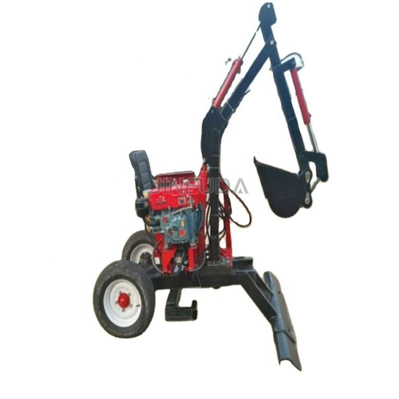 Mini excavadora backhoe for ATV / Towable Backhoe For Sale