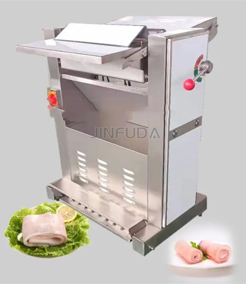 stainless steel Pig Meat pork skin fat removing peeling machine