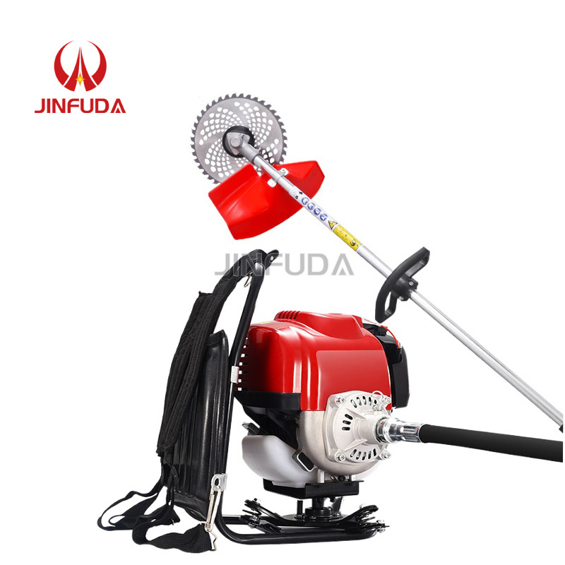 Multifunction backpack brush cutter grass trimmer gasoline power weeder