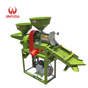 Multifunctional home use rice flour milling machine/ small corn grinder rice mill with vibrational screen