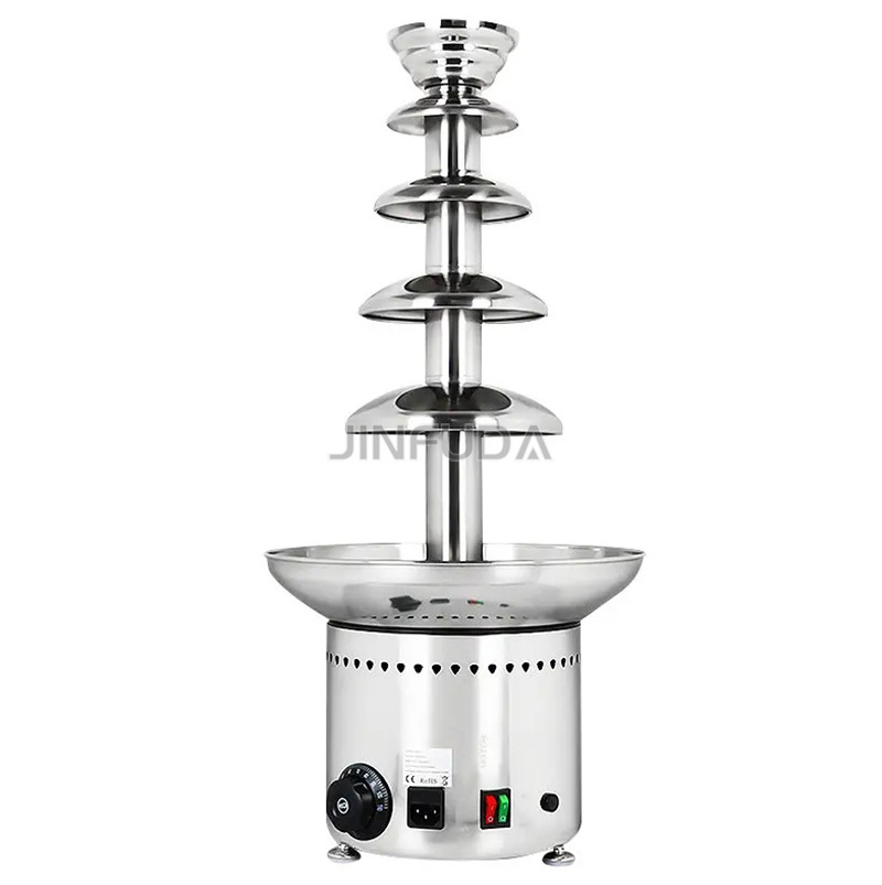 High Quality Large Chocolate Waterfall Fountain Commercial Chocolate Fountain Snack Machine