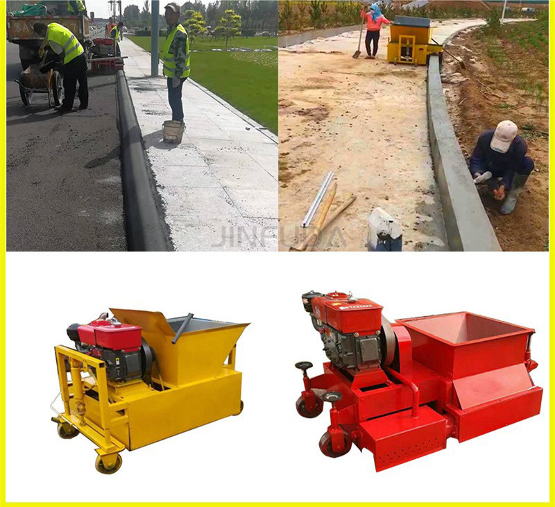 Easy to operate Landscape Road Concrete Curb Kerb Making Machine