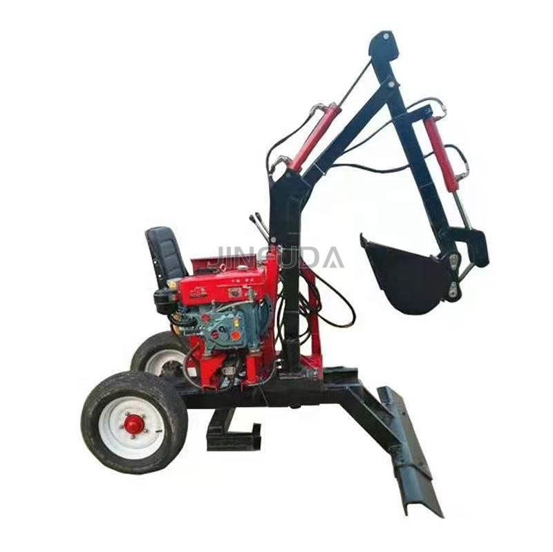 Mini excavadora backhoe for ATV / Towable Backhoe For Sale