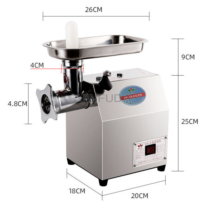 High Quality China l Stainless Steel kitchen meat mincer 32 Body Meat Mincer Machine Used Electric Meat grinder