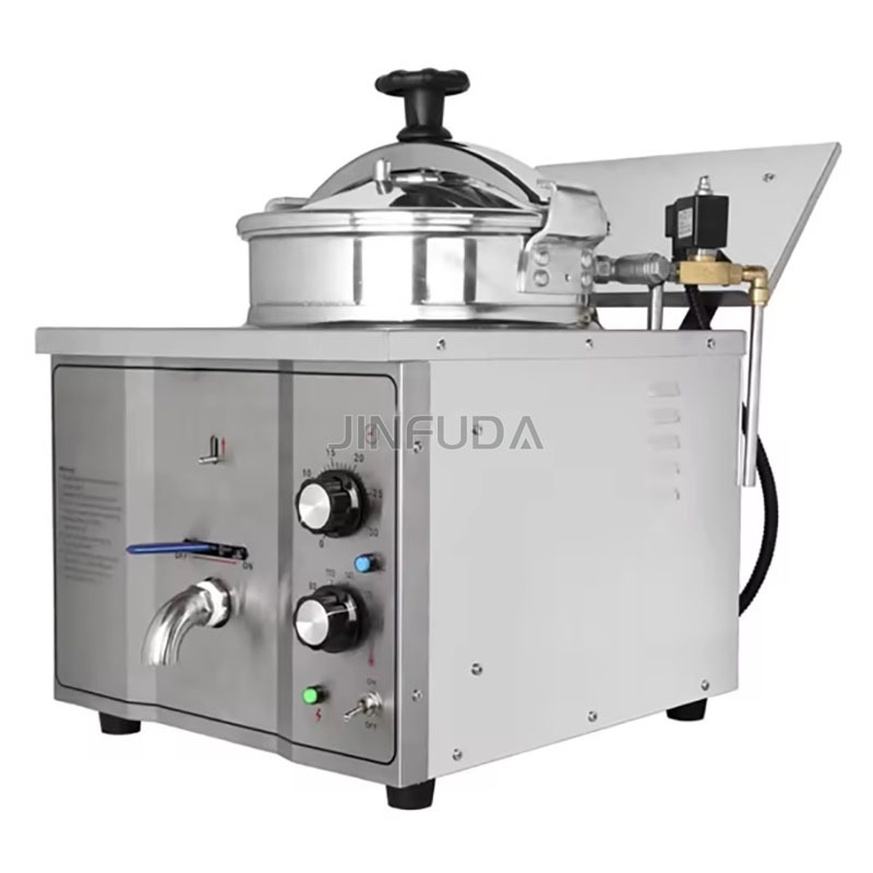 Table Top Pressure Fryer Machine/Broasted Electric Chicken Fryer/Deep Fried Chicken Machine