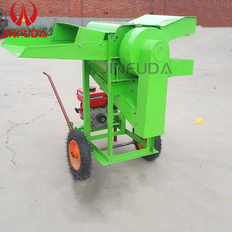 Paddy rice thresher machine threshing wheat sorghum for home use small diesel corn thresher maize sheller sweet corn peeling mac