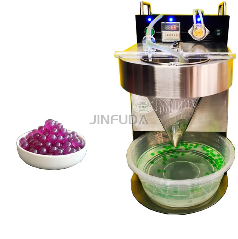 Popping Boba Bubble Tea Pearls Making Machine Popping Konjac Boba Ball Machine Bursting Boba Molding Maker Machine