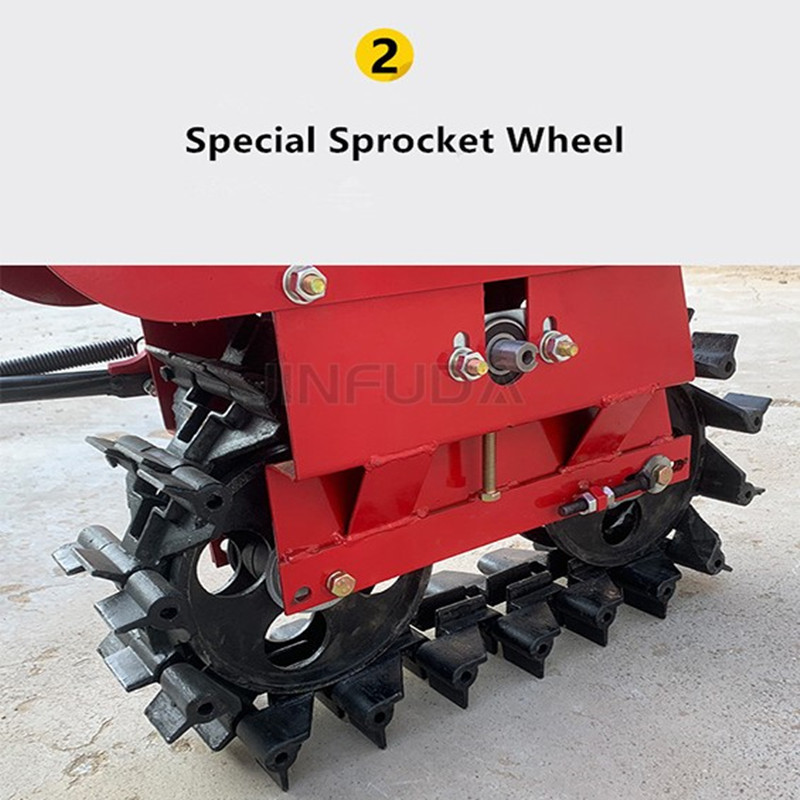 Good gas0line /Diesel engine big power small plough power tiller seeder fertilizer machine