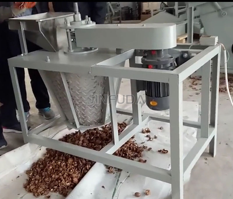 Automatic walnut cracker peeling used pecan sheller peeler machine