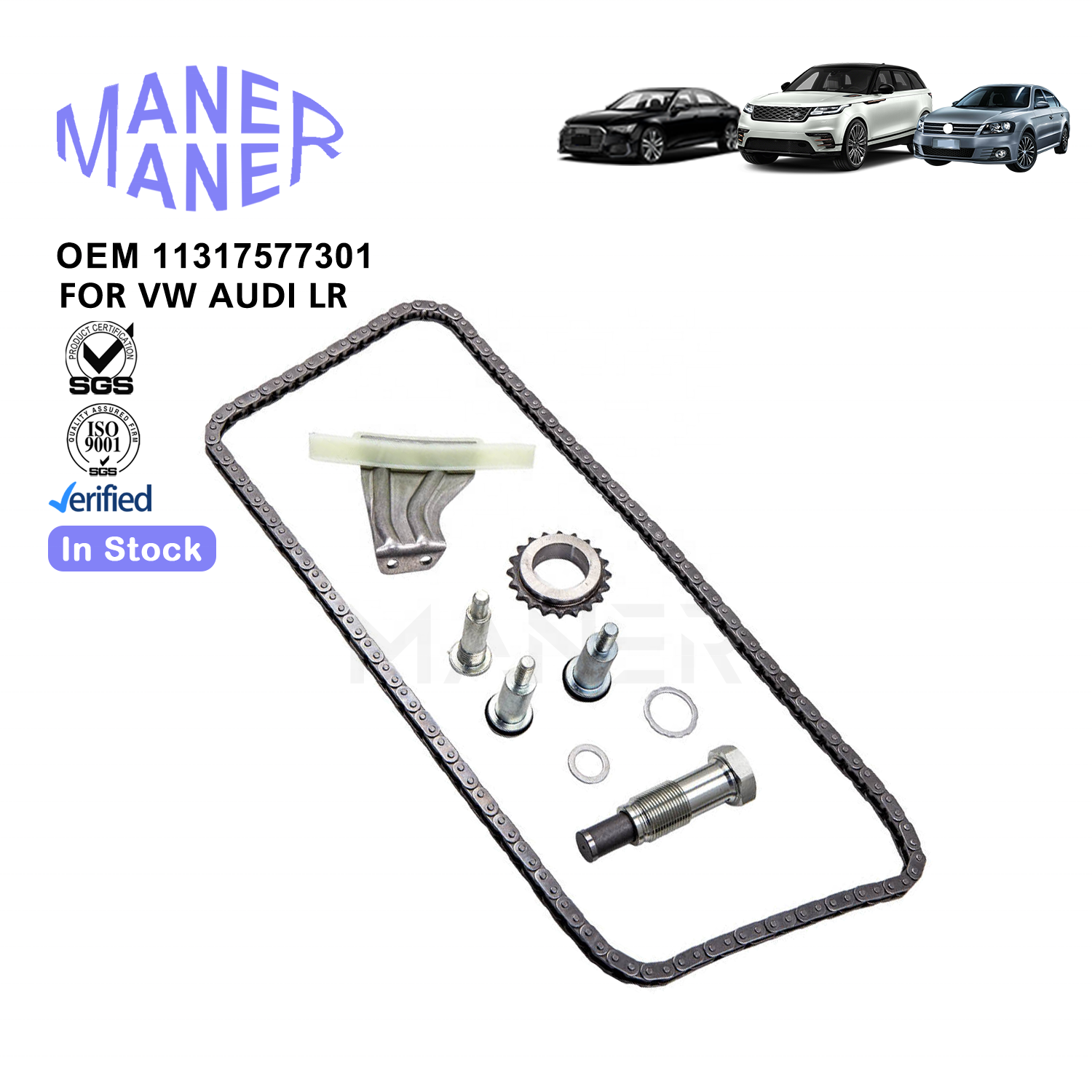 MANER Car Spare Parts 11317577301TZ 11317577301 china factory direct sell high quality timing chain kit For BMW N12 N13 1.6T