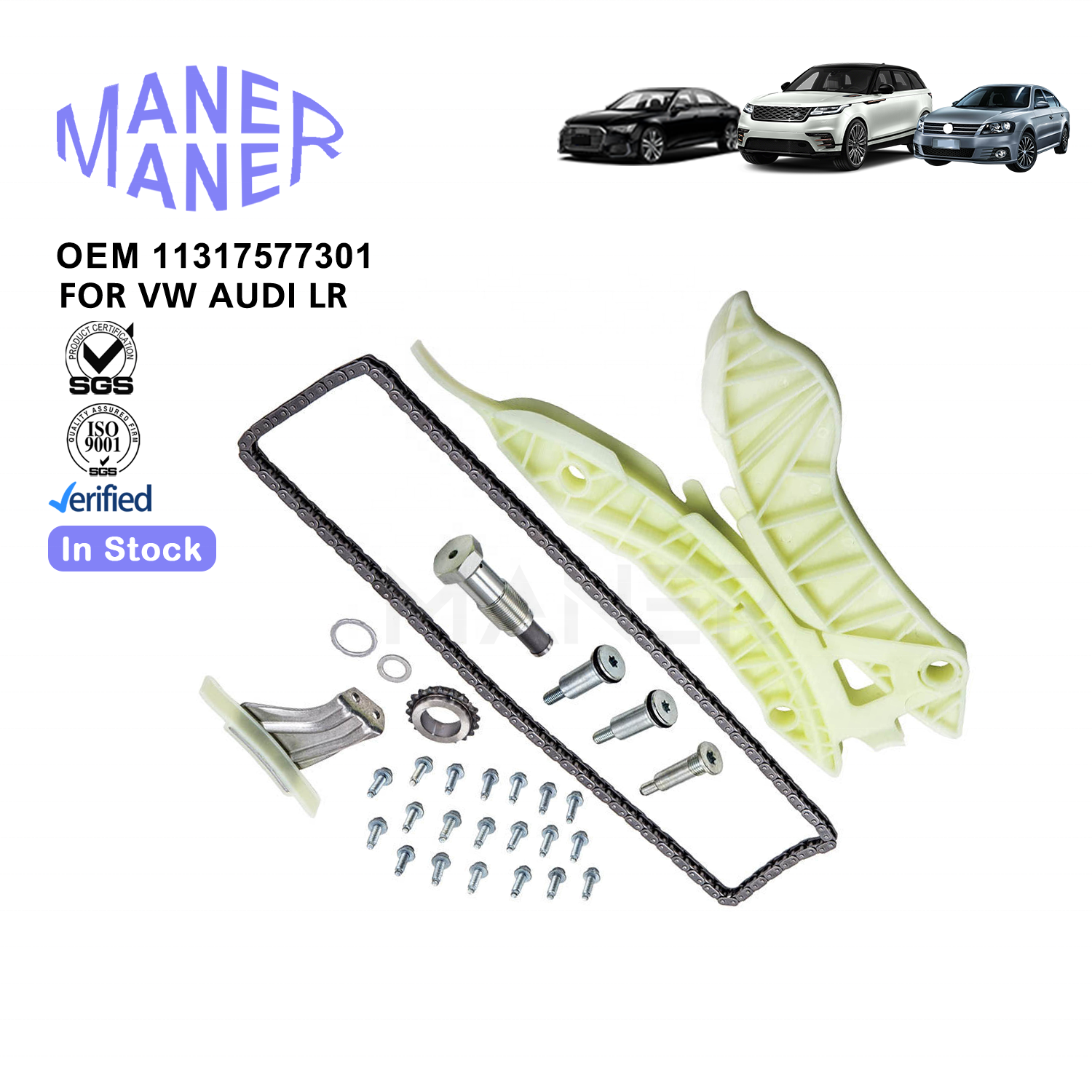 MANER Car Spare Parts 11317577301TZ 11317577301 china factory direct sell high quality timing chain kit For BMW N12 N13 1.6T