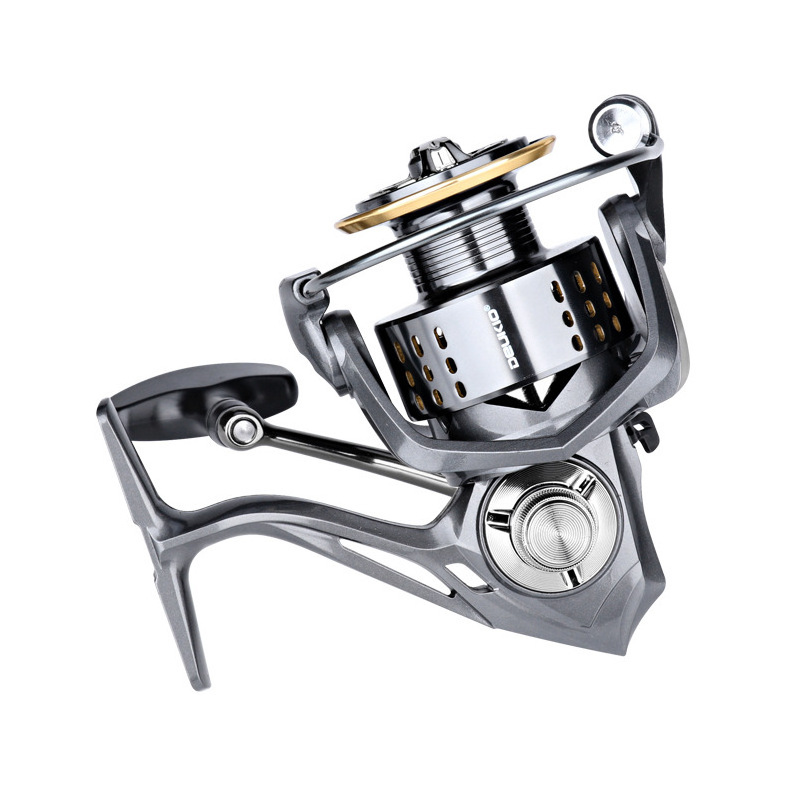 Spinning fishing 5.2:1 3+1bb reels DA3000 series 15kg max drag gapless metal handle big game reel