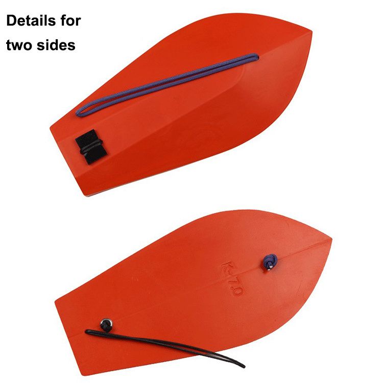 Fishing dive board plastic K type 5#-11# trolling diving board sea fishing artificial fish bait tool