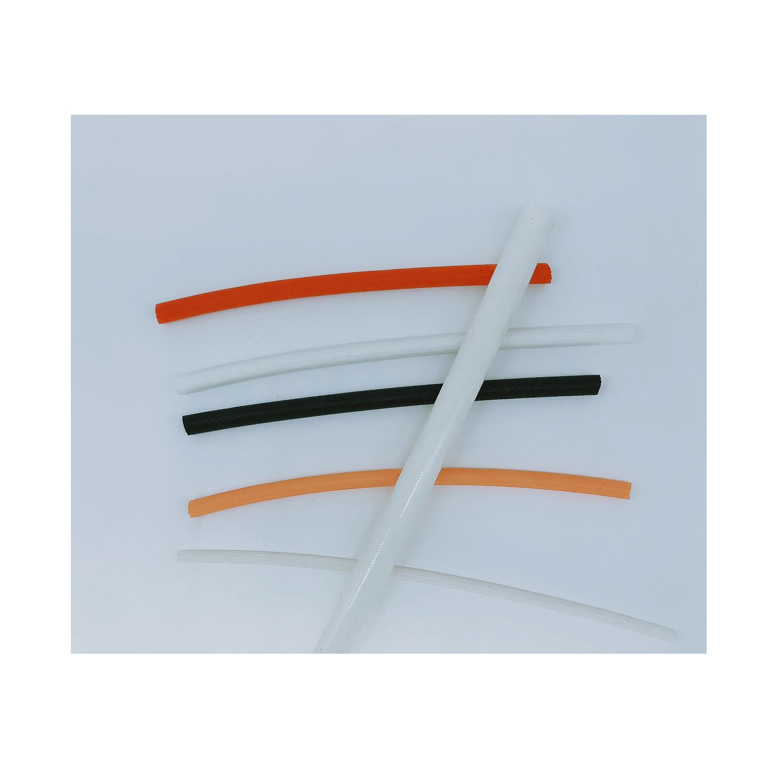 1500V 13  14  Red  Yellow Orange Black White  fiber inside silicone resin outside fiberglass sleeving fabric  heat shrink tubing