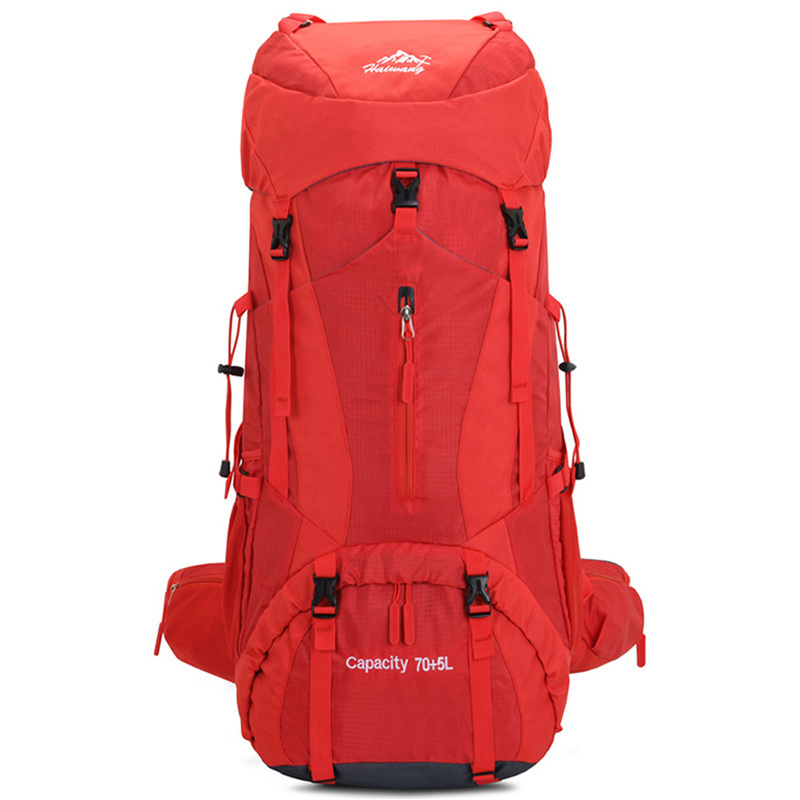 Hiking Bag Large Capacity 75L Aluminum Alloy Stand Outdoor Mountain Backpack Camping Tent Backpack