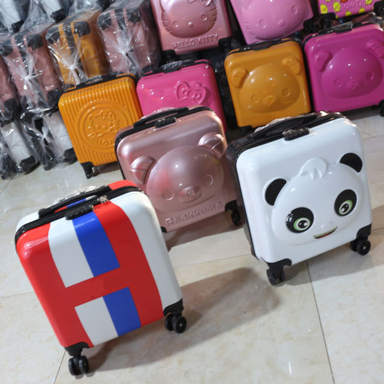 Pailox factory price 16/18/20 inch Small size ride-on suitcase for kids carry on rolling luggage