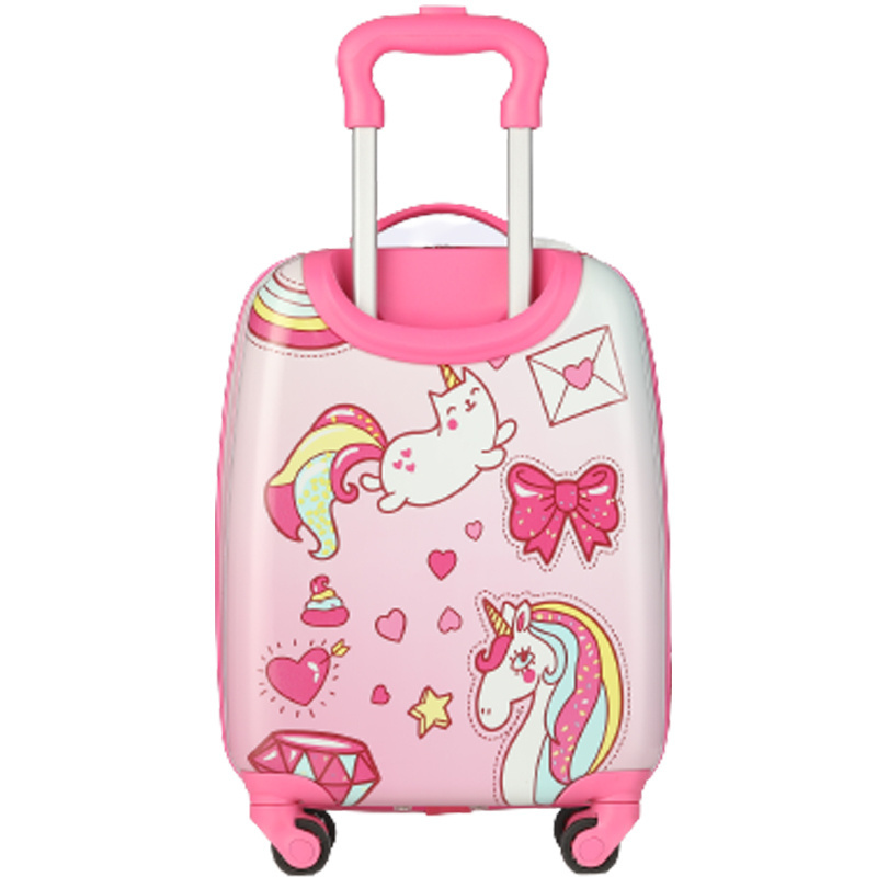 Kids mad dog unicorn scooter kids trolley luggage bag suitcase for travel kick scooter children