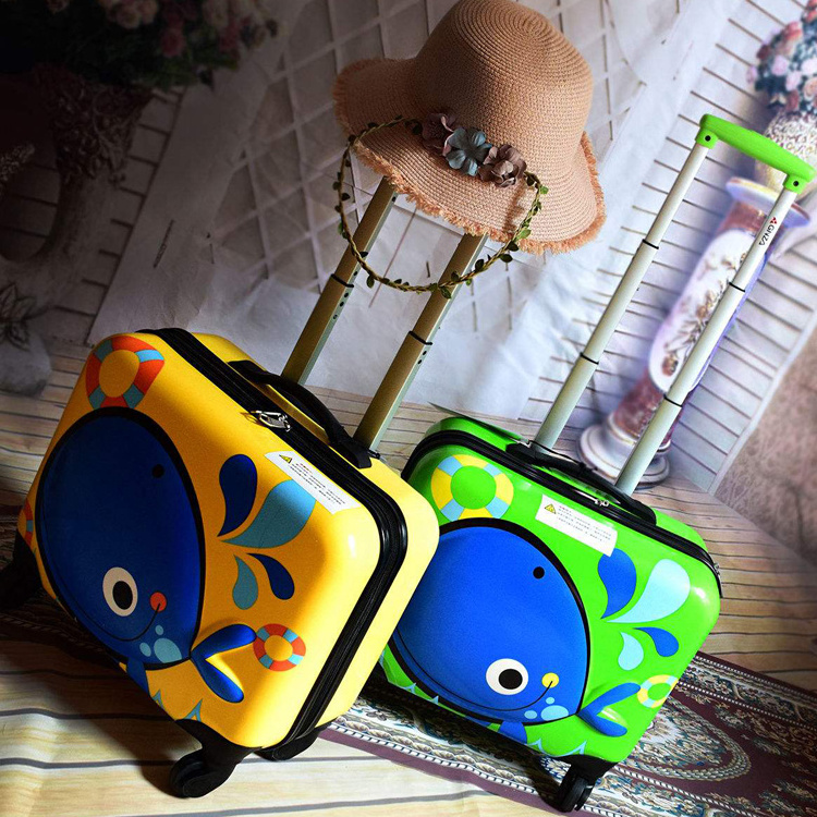 Pailox factory price 16/18/20 inch Small size ride-on suitcase for kids carry on rolling luggage