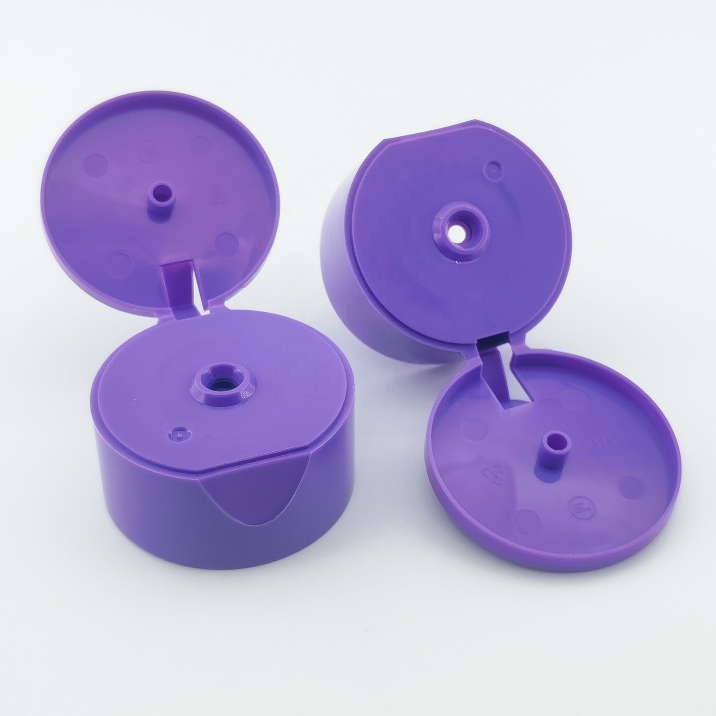 Custom 24 mm double wall plastic flip cap free samples 24-410 cosmetic bottle cap