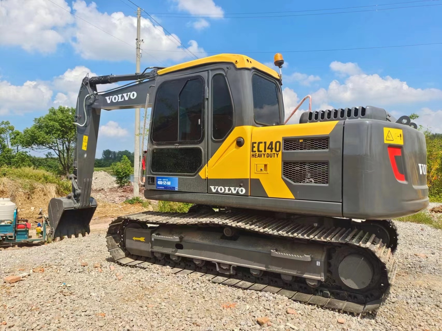 14 tons used excavator 90% new Volvo EC140DL excavator low price for sale