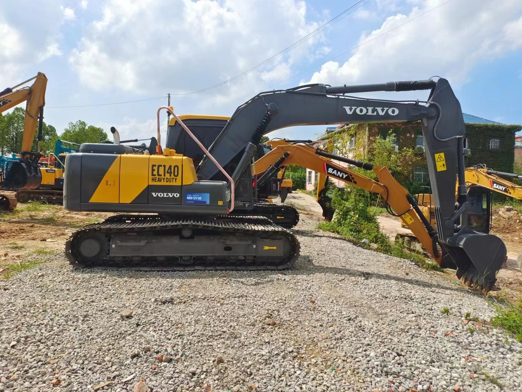 14 tons used excavator 90% new Volvo EC140DL excavator low price for sale