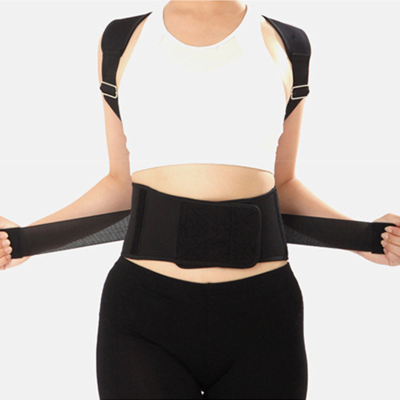 Adjustable Back Support Belt Back Support Posture Correction Back Support Brace For Men Women