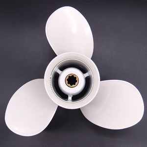 Boat Engine Aluminum Alloy Propeller 9 1/4x11-J for Yamaha 9.9HP 15HP Outboard Motor 9.25x11 63V-45943-10-00 63V-45943-00-EL