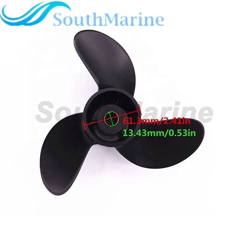 T5-03030000 Aluminum Alloy Propeller for Parsun HDX Makara T5 T5.8 T4 BM 2-stroke Boat Outboard Motor 7.8x8