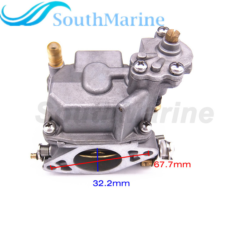 Boat Engines 66M-14301-12-00 Carburetor Assy for Yamaha 4-stroke 15hp F15 Electric Start Outboard Engine