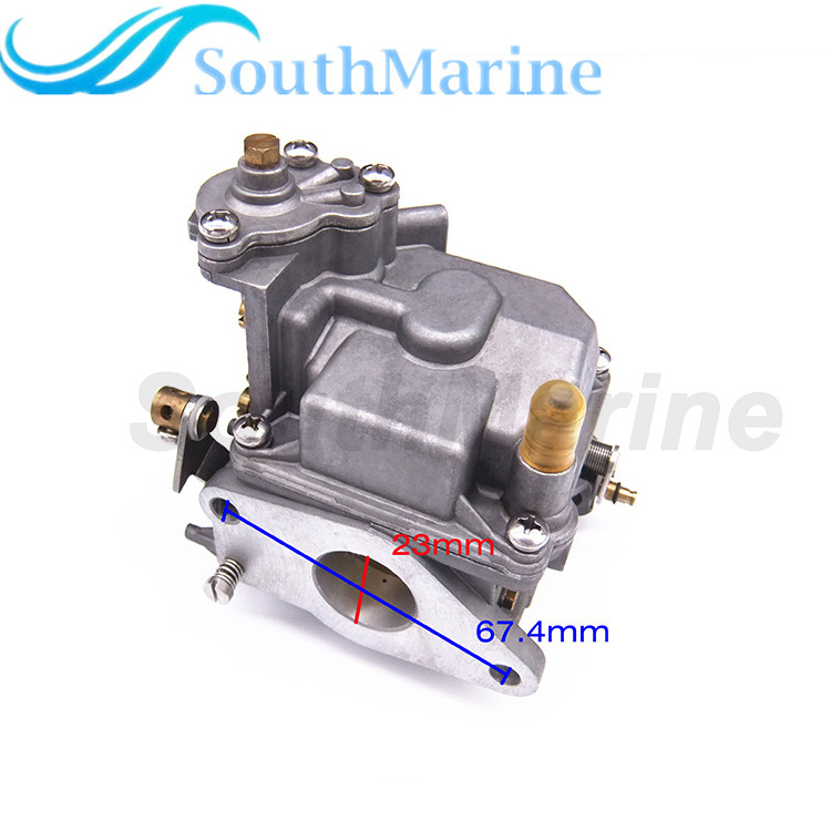 Boat Engines 66M-14301-12-00 Carburetor Assy for Yamaha 4-stroke 15hp F15 Electric Start Outboard Engine