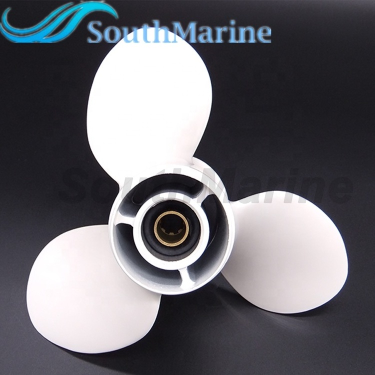 Boat Engine Aluminum Alloy Propeller 9 1/4x11-J for Yamaha 9.9HP 15HP Outboard Motor 9.25x11 63V-45943-10-00 63V-45943-00-EL