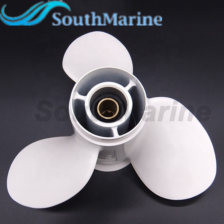 Boat Engine Aluminum Alloy Propeller 9 1/4x10-J for Yamaha 9.9HP 15HP Outboard Motor Parts 9.25x10 63V-45952-10-00