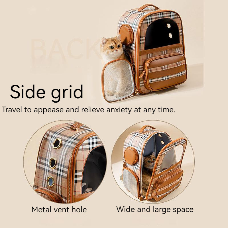 DRESSPET Cat Carrier Bag Adjustable Backpack Pet Front Chest 5 In 1 Soft-Side Dog Bags Pink Pet Travel Carrier